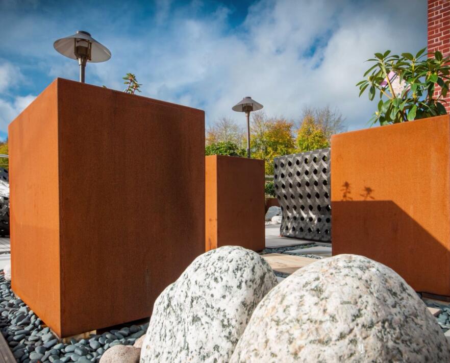 卡若锈钢板花箱